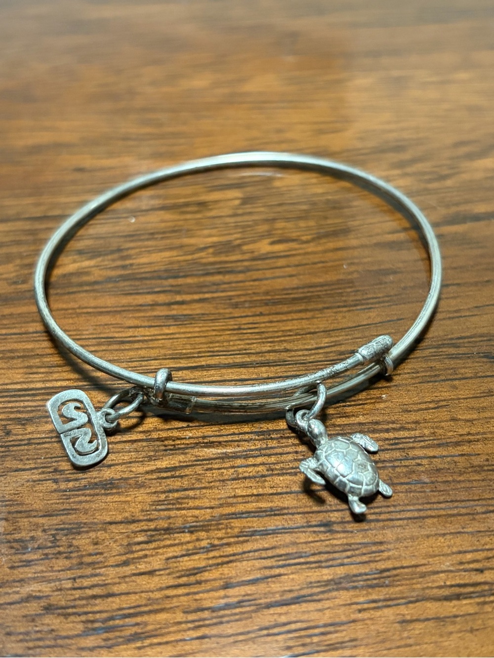 Turtle Bangle Bracelet - Animal Lover Gift- Beach